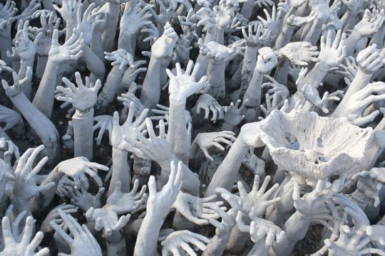 Hands from hell Wat Rong Khun